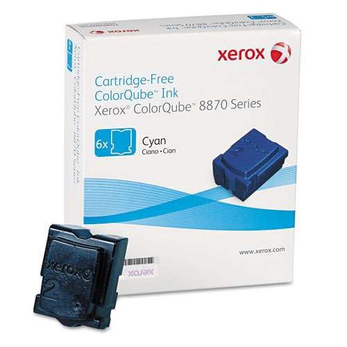 Photos - Other consumables Xerox 108r00950 Solid Ink Stick, 17,300 Page-yield, Cyan, 6/box ( XER108R0 