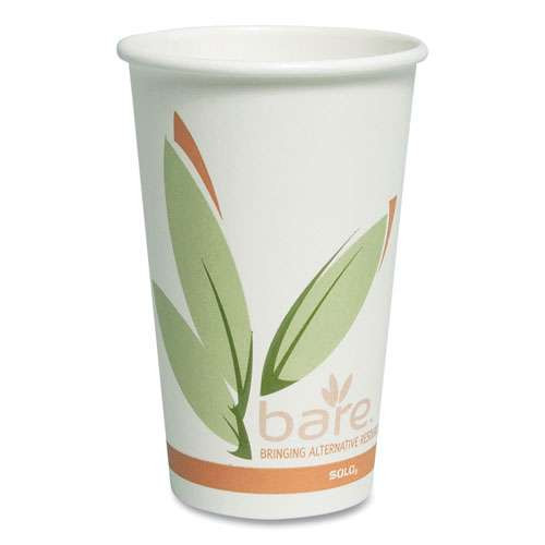 Photos - Darts Dart Bare By Solo Eco-forward Recycled Content Pcf Paper Hot Cups, 16 Oz,