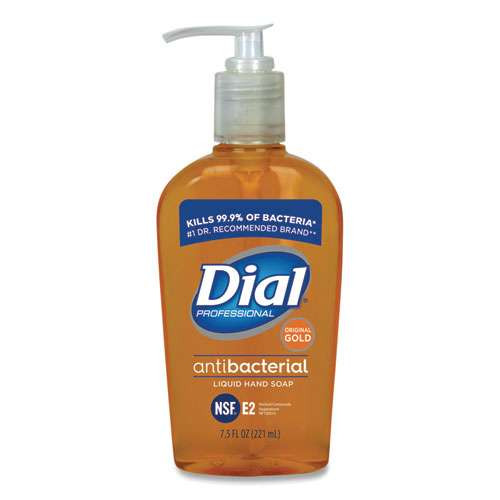 Photos - Soap / Hand Sanitiser Dial Professional Gold Antibacterial Liquid Hand Soap, Floral, 7.5 Oz Pump
