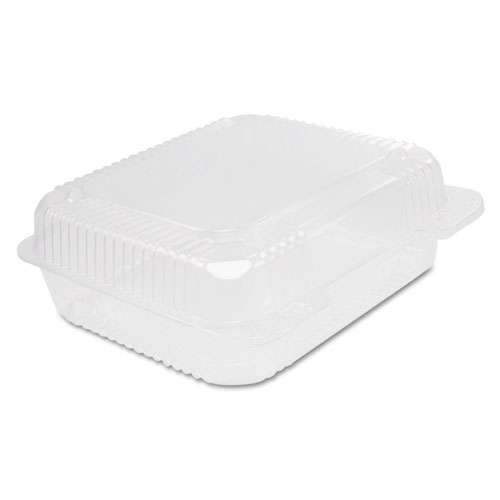 Photos - Darts Dart Staylock Clear Hinged Lid Containers, 7.8 X 8.3 X 3, Clear, 125/bag,
