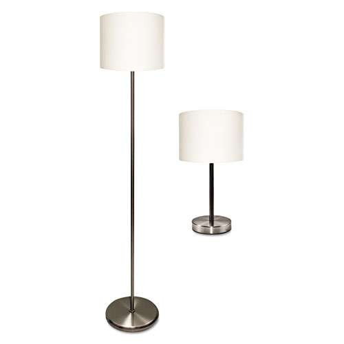 Photos - Chandelier / Lamp Luxo Ledu Slim Line Lamp Set, Table 12 5/8" High And Floor 61.5" High, 12"; 6"w 