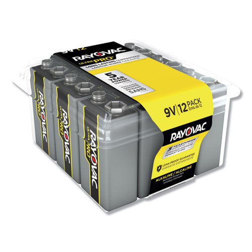 Photos - Battery Rayovac Ultra Pro Alkaline 9v , 12/pack  AL9V-12P ( RAYAL9V12PPJ )