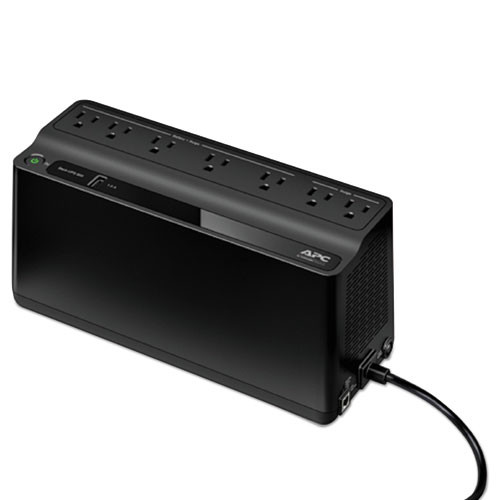 Photos - UPS APC Back- 600 Va Battery Backup System, 7 Outlets, 490 J  ( APWBE600M1 )