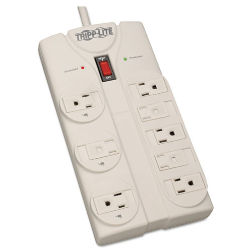 Photos - Surge Protector / Extension Lead TrippLite Tripp Lite Protect It! Surge Protector, 8 Outlets, 8 Ft Cord, 1440 Joules, 
