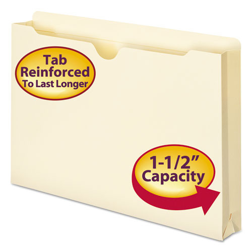 Smead Manila File Jackets, 2-ply Straight Tab, Legal Size, Manila, 50/box ( SMD76540 )