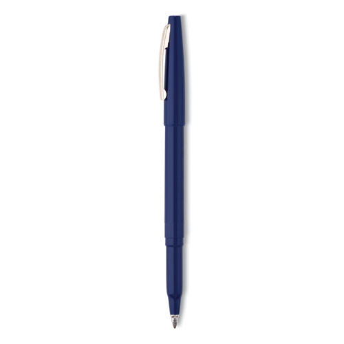 Pentel Rolling Writer Roller Ball Pen, Stick, Medium 0.8 Mm, Blue Ink, Blue Barrel, Dozen ( PENR100C )