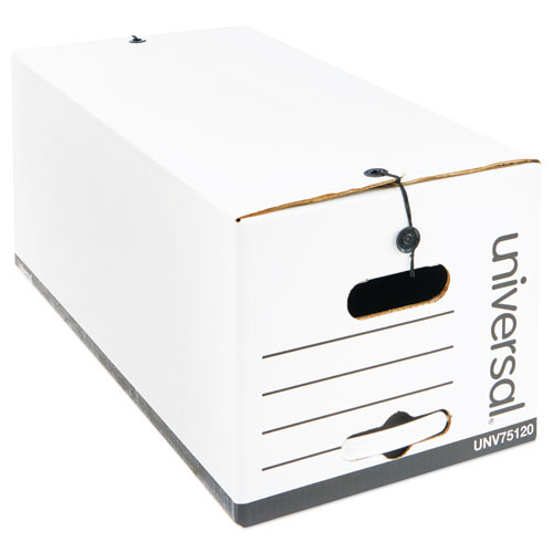 Universal Economical Easy Assembly Storage Files, Letter Files, White, 12/carton ( UNV75120 )