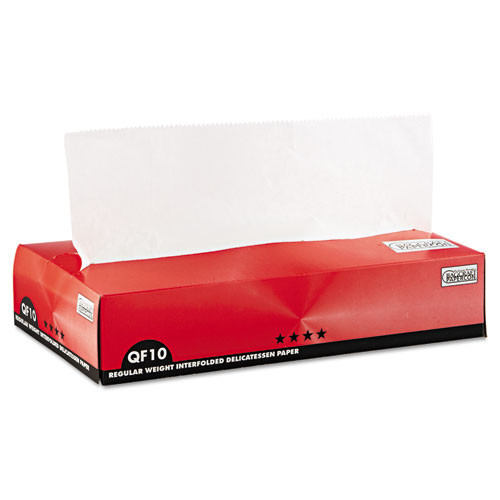 Photos - Bakeware Bagcraft Qf12 Interfolded Dry Wax Deli Paper, 12 X 10.75, White, 500/box,