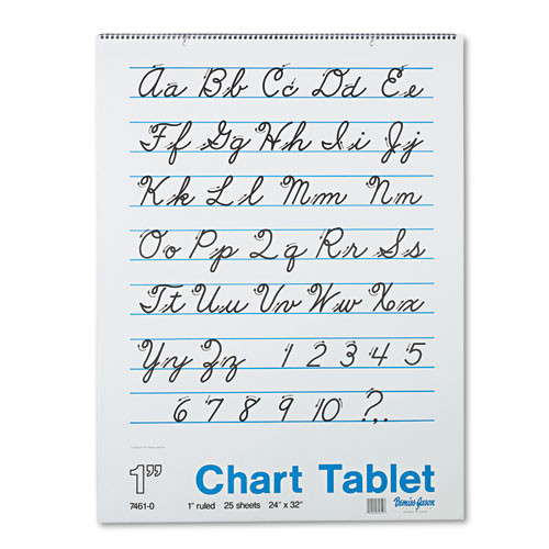 Pacon Chart Tablets, Presentation Format (1 Rule), 25 White 24 X 32 Sheets ( PAC74610 )