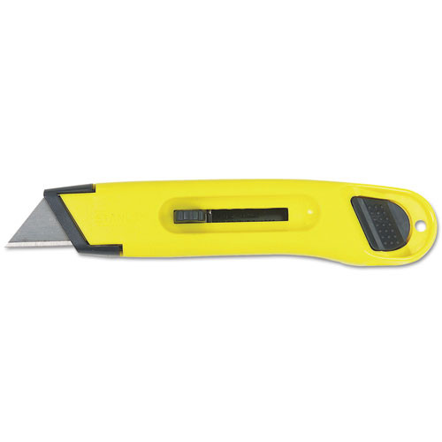 Photos - Knife / Multitool Stanley Plastic Light-duty Utility Knife W/retractable Blade, Yellow ( BOS 