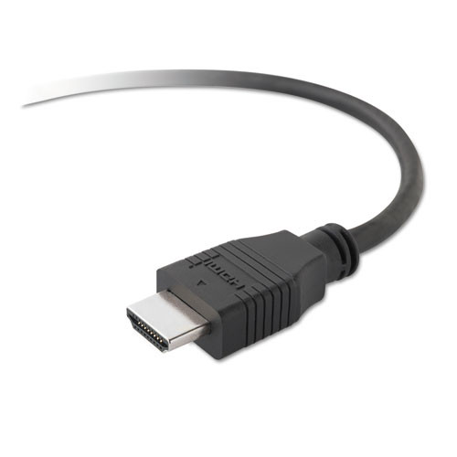 Photos - Cable (video, audio, USB) Belkin Hdmi To Hdmi Audio/video Cable, 6 Ft., Black  F8V3 ( BLKF8V3311B06 )