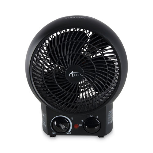 Photos - Other Heaters Alera Heater Fan, 8.25" X 4.38" X 9.38", Black  ALEHEFF10B ( ALEHEFF10B )