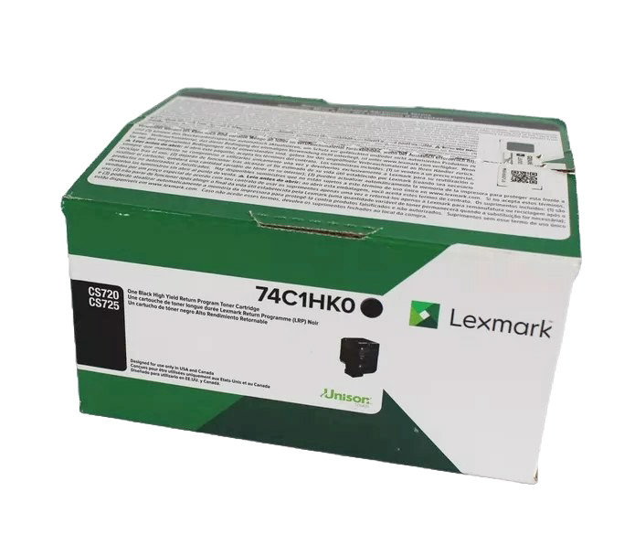 74C1HK0 | Original Lexmark Toner Cartridge - Black