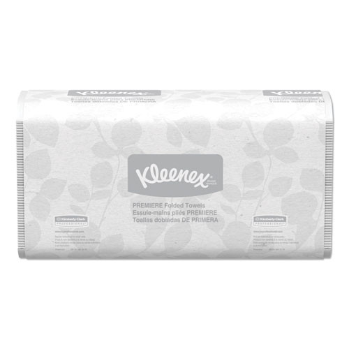 Photos - Towel Holder Kleenex Premiere Folded Towels, 9.4 X 12,4, White, 120/pack, 25 Packs/cart 