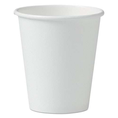 Photos - Darts Dart Single-sided Poly Paper Hot Cups, 6 Oz, White, 50/pack, 20 Packs/cart