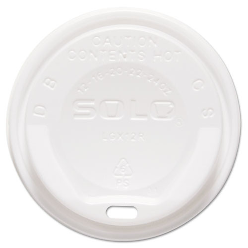 Photos - Darts Dart Gourmet Hot Cup Lids, For Trophy Plus Cups, Fits 12 Oz To 20 Oz, Whit