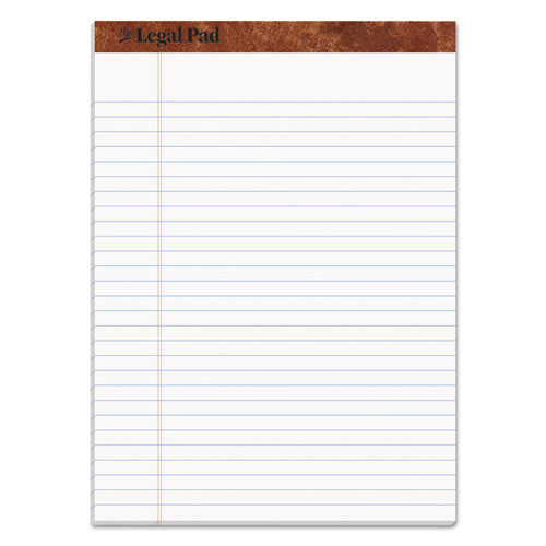 TOPS the Legal Pad Ruled Perforated Pads, Wide/legal Rule, 50 White 8.5 X 11.75 Sheets ( TOP75330 )