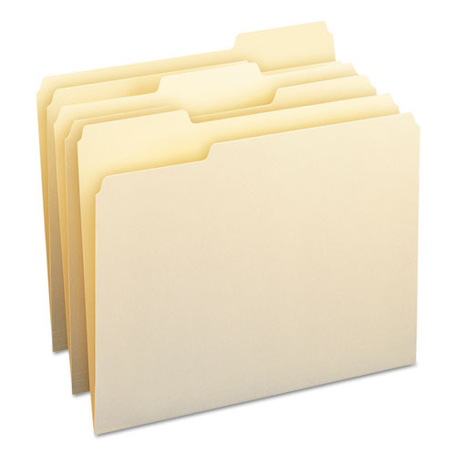 Photos - File Folder / Lever Arch File Smead Manila File Folders, 1/3-cut Tabs: Assorted, Letter Size, 0.75" Expa 