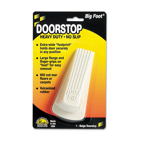 Photos - Other for repair Master Caster Big Foot Doorstop, No Slip Rubber Wedge, 2.25w X 4.75d X 1.2