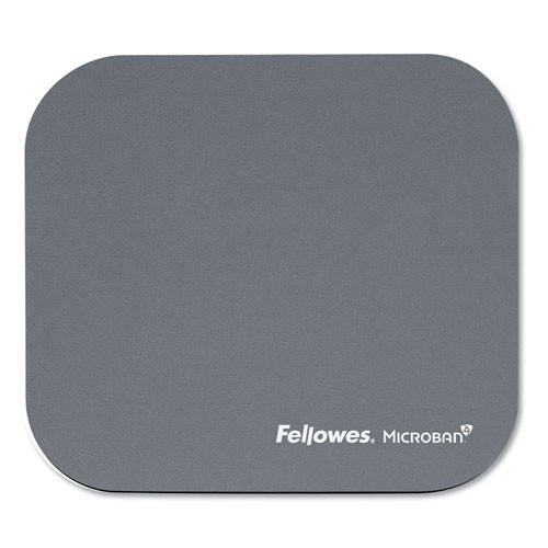 Photos - Mouse Pad Fellowes  With Microban Protection, 9 X 8, Graphite ( FEL5934001 