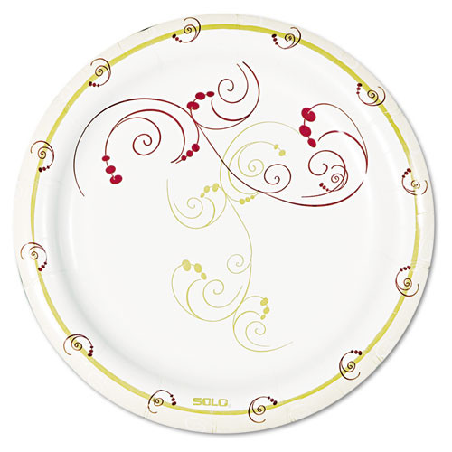 Photos - Darts Dart Symphony Paper Dinnerware, Mediumweight Plate, 6" Dia, Tan, 125/pack,