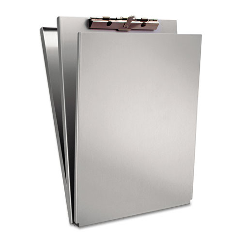 Saunders A-holder Aluminum Form Holder, 0.5 Clip Capacity, Holds 8.5 X 11 Sheets, Silver ( SAU10017 )