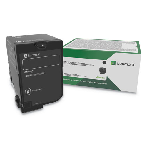 Lexmark 74c0hkg High-yield Toner, 20,000 Page-yield, Black ( LEX74C0HKG )