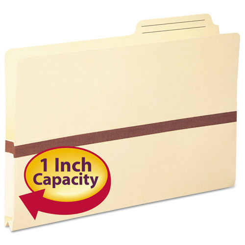Smead Manila File Pockets, 1 Expansion, Legal Size, Manila ( SMD76487 )