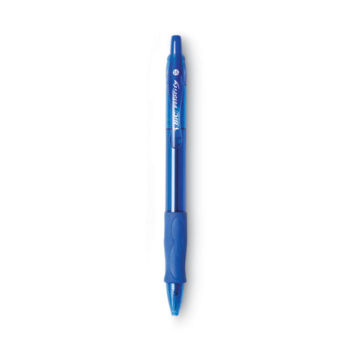 Photos - Pen BIC Glide Bold Ballpoint , Retractable, Bold 1.6 Mm, Blue Ink, Transluc 