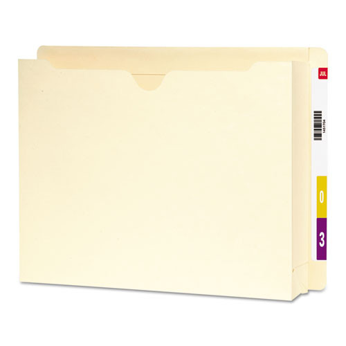 Smead Heavyweight End Tab File Jacket With 2 Expansion, Straight Tab, Letter Size, Manila, 25/box ( SMD76910 )