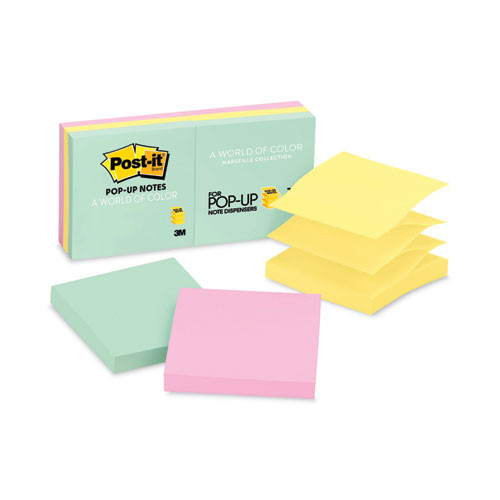 R330-AP Post-it Dispenser Notes Original Pop-up Refill, 3  sku R330-AP