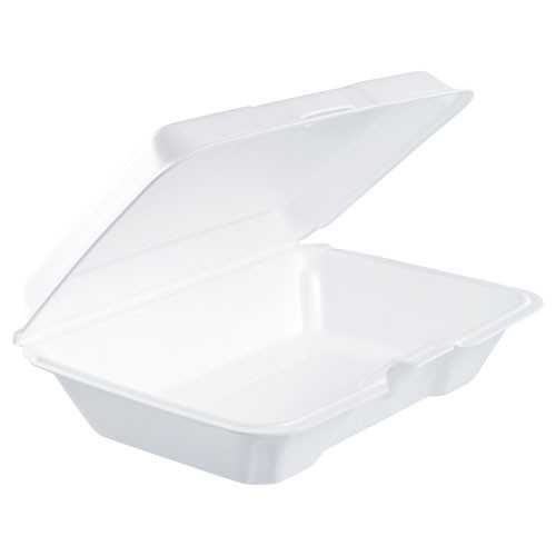 Photos - Darts Dart Foam Hinged Lid Containers, 6.4 X 9.3 X 2.6, White, 200/carton ( DCC2