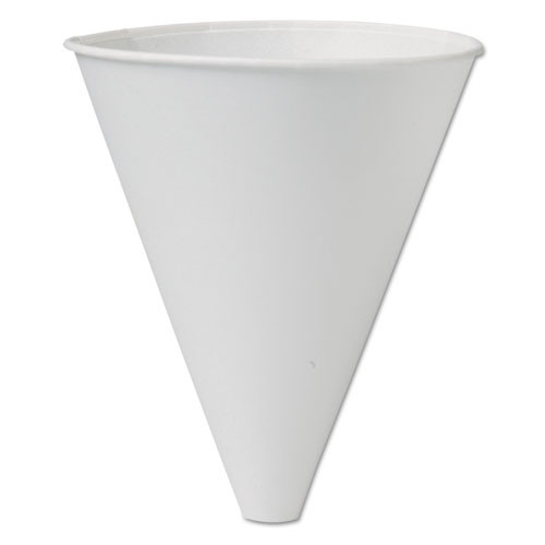 Photos - Darts Dart Bare Eco-forward Treated Paper Funnel Cups, 10 Oz, White, 250/bag, 4