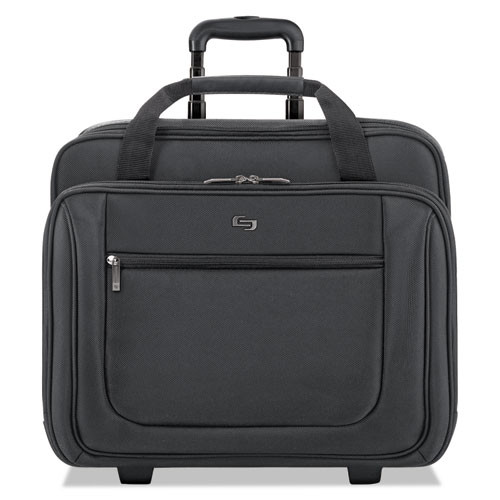 Photos - Business Briefcase AL-KO Solo Classic Rolling Case, Fits Devices Up To 17.3", Polyester, 17.5 X 9 X 