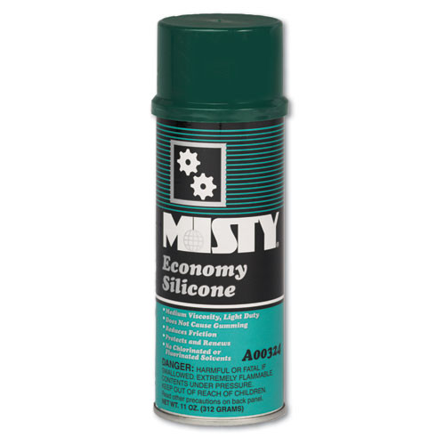 Misty Economy Silicone Spray Lubricant, Aerosol Can, 11oz, 12/carton ( AMR1002077 )