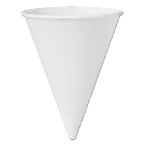 Photos - Darts Dart Bare Treated Paper Cone Water Cups, 4.25 Oz, White, 200/bag, 25 Bags/
