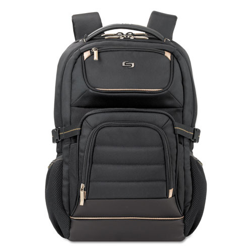 Photos - Laptop Bag AL-KO Solo Pro Backpack, Fits Devices Up To 17.3", Polyester, 12.25 X 6.75 X 17. 
