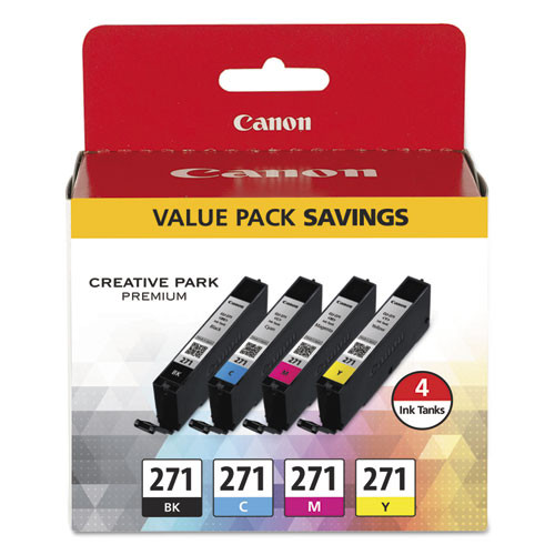 Canon 0390c005 (cli-271) Ink, Black/cyan/magenta/yellow ( CNM0390C005 )