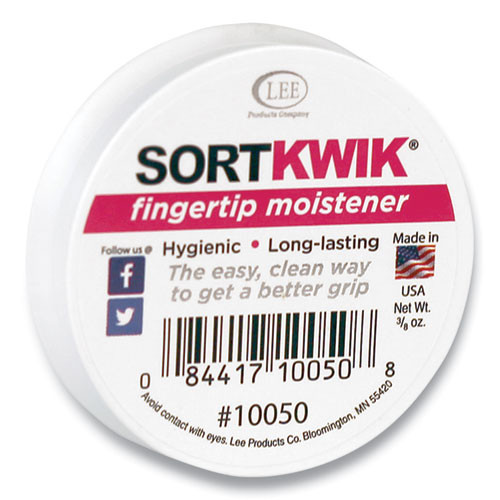 LEE Sortkwik Fingertip Moisteners, 0.38 Oz, Pink ( LEE10050 )