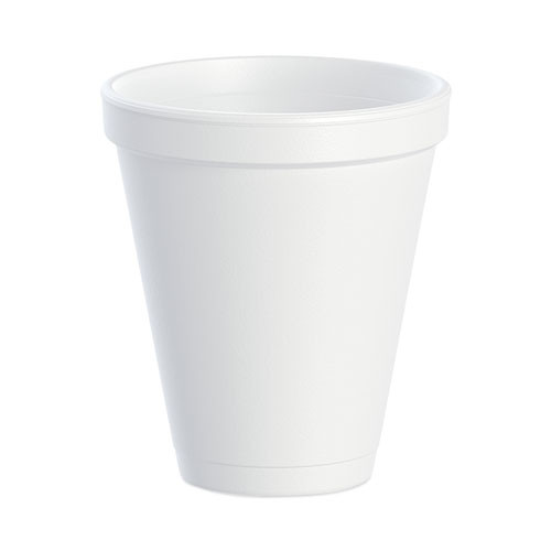 Dart Foam Drink Cups, 12 Oz, White, 1,000/carton ( DCC12J16 )
