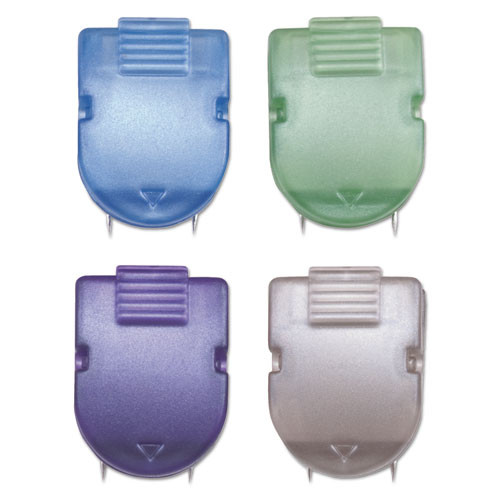 Advantus Wall Clips For Fabric Panels, 40 Sheets, Assorted Metallic Colors, 20/box ( AVT75338 )