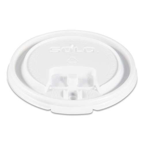 Photos - Darts Dart Lift Back And Lock Tab Cup Lids, Fits 8 Oz Cups, White, 100/sleeve, 1
