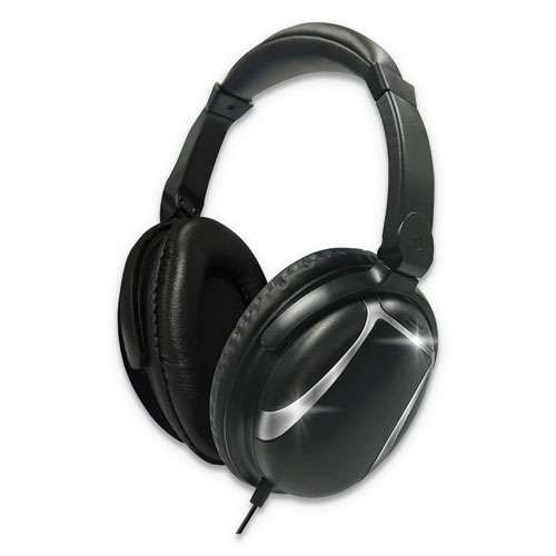 Photos - Headphones Maxell Bass 13 Headphone With Mic, Black  199840 ( MAX199840 )