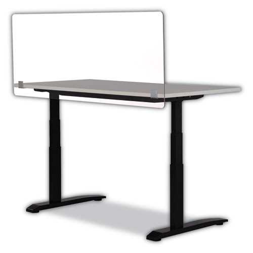 Safco 7517 Series Wellness Panel, 59.5 X 2.5 X 23.5, Acrylic, Clear ( SAF7517CL )