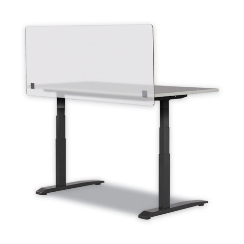 Safco 7517 Series Wellness Panel, 59.5 X 2.5 X 23.5, Acrylic, Frosted ( SAF7517FR )