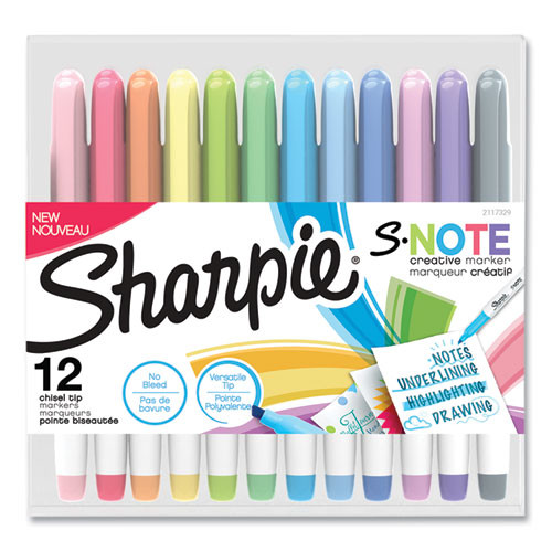 Photos - Accessory Sharpie S-note Creative Markers, Assorted Ink Colors, Chisel Tip, Assorted 