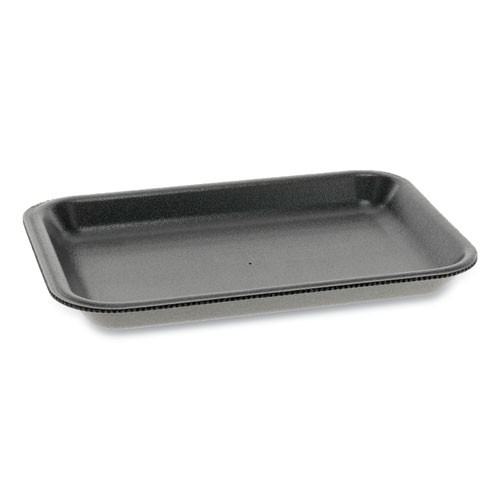 Pactiv Evergreen Supermarket Tray, #2, 8.2 X 5.7 X 0.91, Black, 500/carton ( PCT0TFB00200000 )