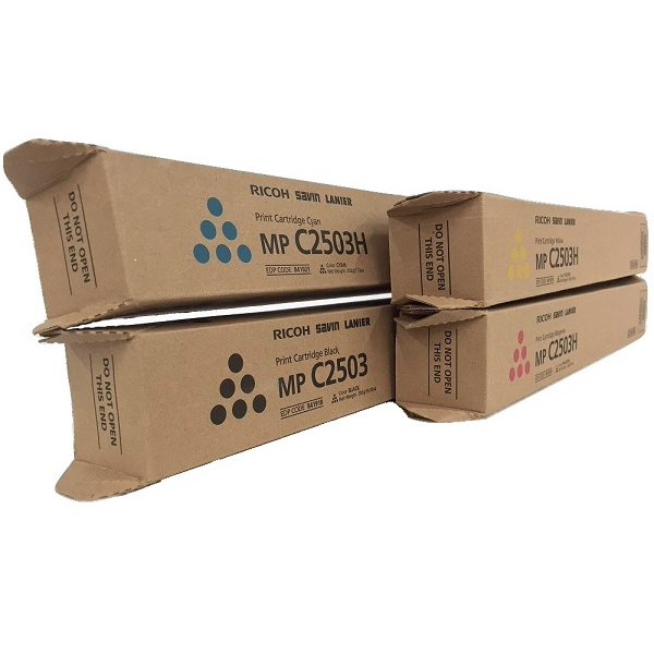 Ricoh MP-C2503 Set | 841918, 841919, 841920, 841921 | Original Ricoh Laser Toner Cartridges  Black, Cyan, Magenta, Yellow