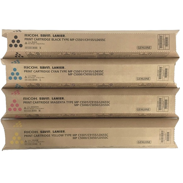 RICMPC5501SET Ricoh MP-C5501 Set | 841582 841453 841454 841455 | sku RICMPC5501SET