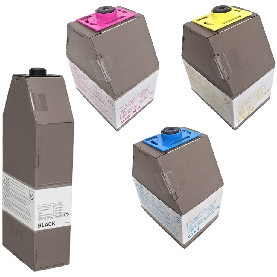 Ricoh Type R1 Set | 888340 888341 888342 888343 | Original Ricoh Laser Toner Cartridges  Black, Cyan, Magenta, Yellow